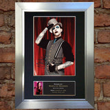 MARILYN MANSON Mounted Signed Photo Reproduction Autograph Print A4 163