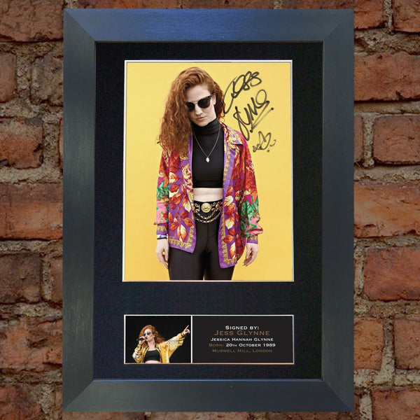 JESS GLYNNE Signed Autograph Mounted Photo REPRODUCTION PRINT A4 584