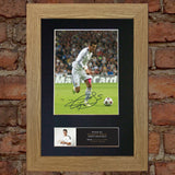 GARETH BALE #2 Real Madrid Signed Autograph Mounted Photo REPRINT A4 552