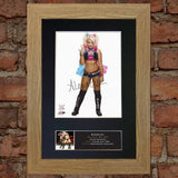 ALEXA BLISS WWE Quality Autograph Mounted Signed Photo Reproduction Print A4 696