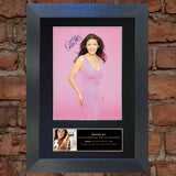 CATHERINE ZETA JONES Mounted Signed Photo Reproduction Autograph Print A4 253