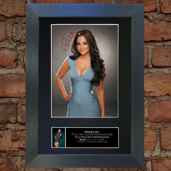 TULISA NDubz Mounted Signed Photo Reproduction Autograph Print A4 304