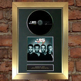 JLS Album Signed CD COVER MOUNTED A4 Autograph Print 28
