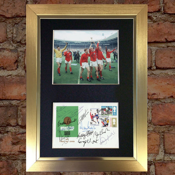 WORLD CUP 1966 Celebrating 50 Years Signed Autograph Mounted Photo PRINT 609