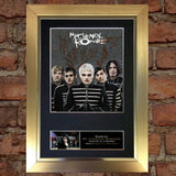 MY CHEMICAL ROMANCE Mounted Signed Photo Reproduction Autograph Print A4 112