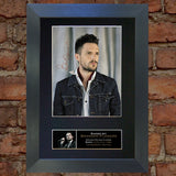 BRANDON FLOWERS Mounted Signed Photo Reproduction Autograph Print A4 160