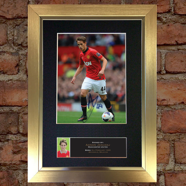 Adnan Januzaj  Man U Signed Autograph Mounted Photo REPRO PRINT A4 554