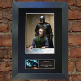 BATMAN AND JOKER bale Signed Autograph Mounted Photo REPRODUCTION PRINT A4 382