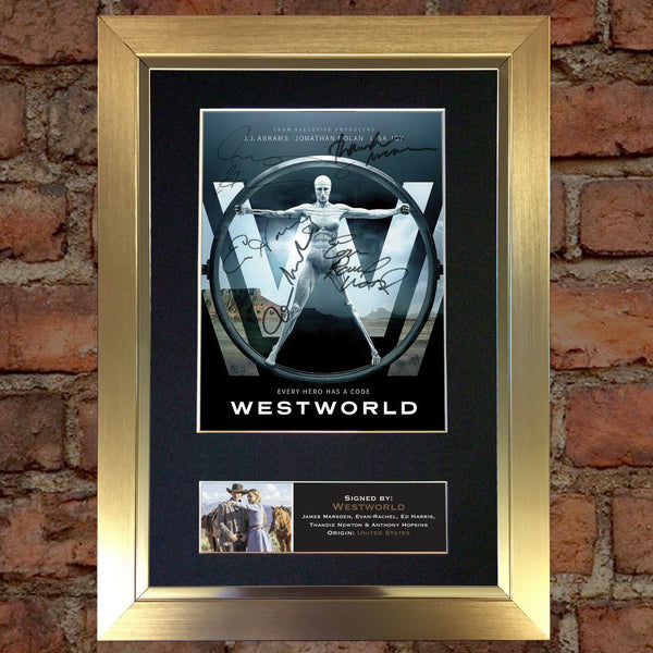 WESTWORLD Signed Autograph Mounted TV Series Photo PRINT A4 613