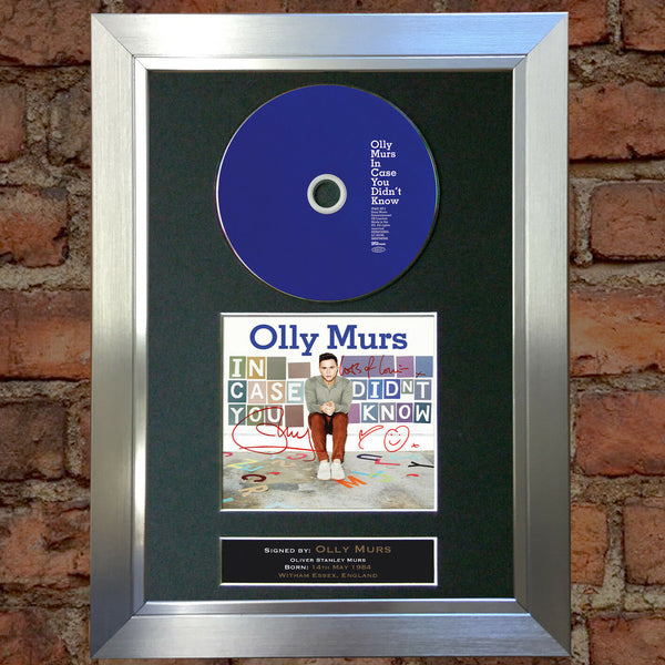 OLLY MURS Album Signed CD COVER MOUNTED A4 Autograph Repro Print 37