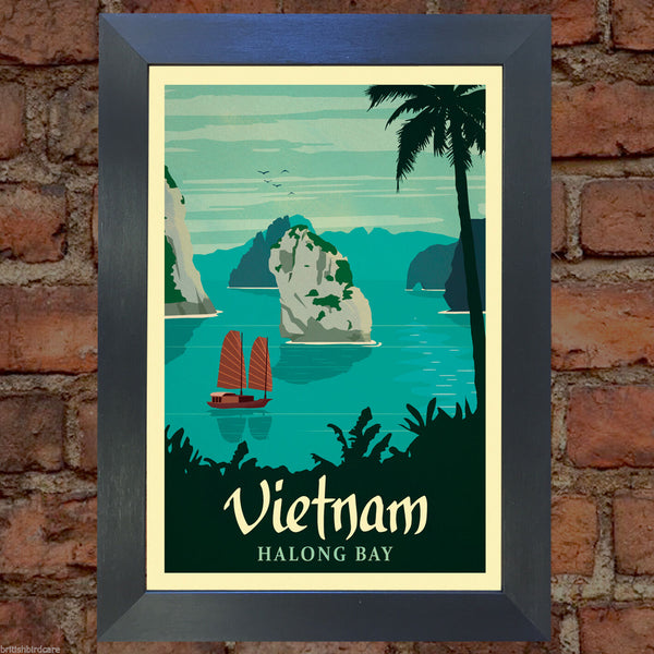 VIETNAM VINTAGE RETRO TRAVEL Poster Nostalgic Home Print Wall Art Decor #74