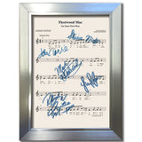 Fleetwood Mac Your Own Way Signed Music Sheet Album Autograph Mounted Print #800
