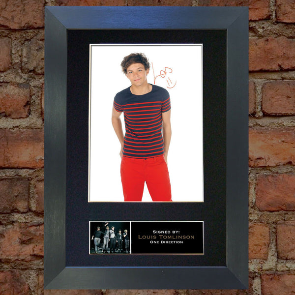 LOUIS TOMLINSON No2 Autograph Mounted Signed Photo Reproduction Print A4 390