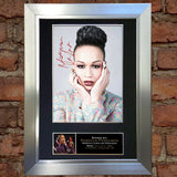 REBECCA FERGUSON Mounted Signed Photo Reproduction Autograph Print A4 214