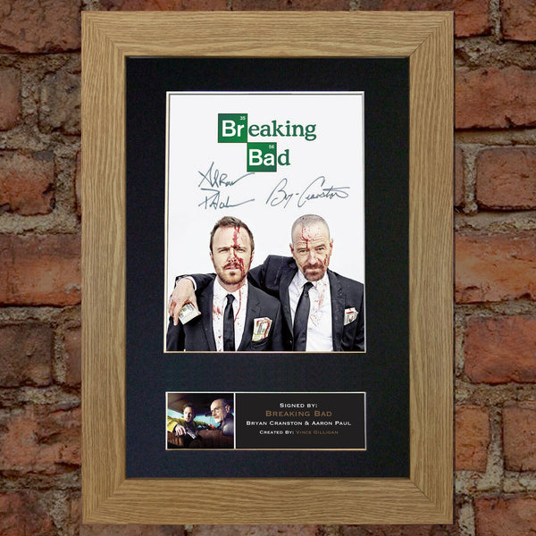 BREAKING BAD #2 Signed Autograph Mounted Photo RE-PRINT A4 Cranston Paul 432