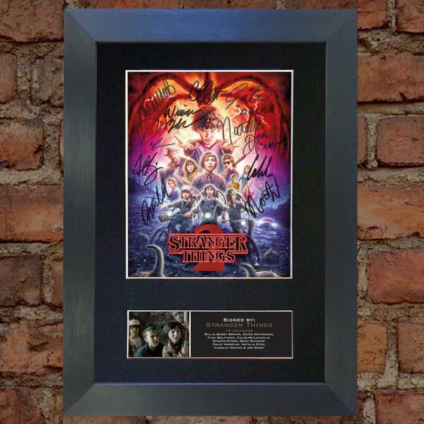 STRANGER THINGS Quality Autograph Mounted Signed Photo RePrint Poster A4/A3 #743