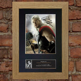 THOR Chris Hemsworth Top Quality Signed Mounted Autograph Photo Print (A4) No586