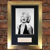 MARILYN MONROE Mounted Signed Photo Reproduction Autograph Print A4 218