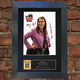 MAYIM BIALIK Big Bang Mounted Signed Photo Reproduction Autograph Print A4 358