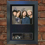 RED HOT CHILI PEPPERS Mounted Signed Photo Reproduction Autograph Print A4 183