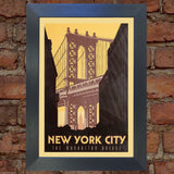 NEW YORK #1 VINTAGE RETRO TRAVEL Poster Nostalgic Home Print Wall Art Decor #59