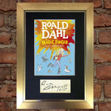 ROALD DAHL The Magic Finger Book Cover Autograph Signed Mounted Print 683