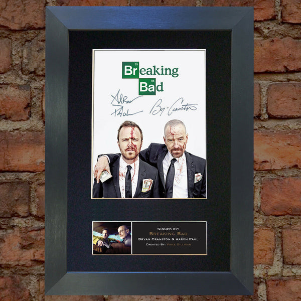 BREAKING BAD #2 Signed Autograph Mounted Photo RE-PRINT A4 Cranston Paul 432