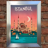 ISTANBUL VINTAGE RETRO TRAVEL Poster Nostalgic Home Art Print Wall Decor #41