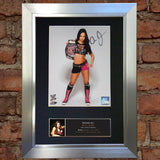 A J LEE WWE Wrestler Quality Reproduction Autograph Mounted Photo Print A4 570