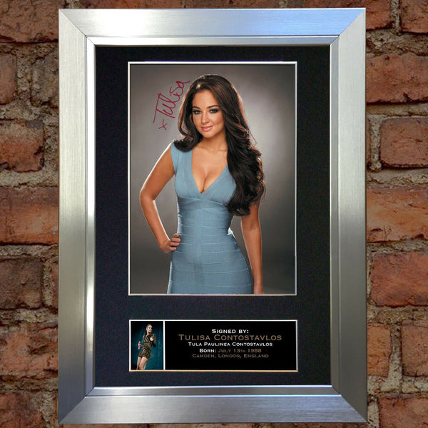 TULISA NDubz Mounted Signed Photo Reproduction Autograph Print A4 304