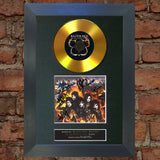 #103 GOLD DISC BLACK VEIL BRIDES World on Fire Signed Autograph Mounted Repro A4