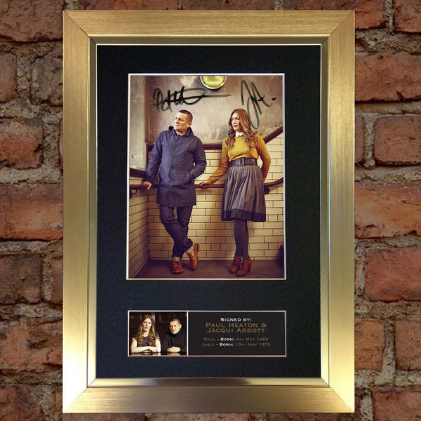 PAUL HEATON & JACQUI ABBOTT Signed Autograph Mounted Photo RE-PRINT A4 687