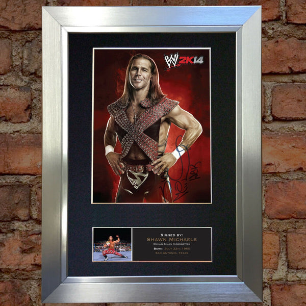 SHAWN MICHAELS Quality Signed Autograph Mounted Photo Repro A4 Print 502