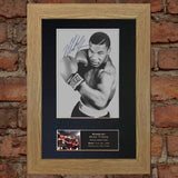 MIKE TYSON Mounted Signed Photo Reproduction Autograph Print A4 51
