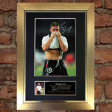 PAUL GASCOIGNE GAZZA Autograph Mounted Signed Photo Reproduction A4 313