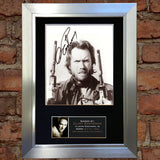 CLINT EASTWOOD Mounted Signed Photo Reproduction Autograph Print A4 5