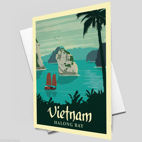 VIETNAM VINTAGE RETRO TRAVEL Poster Nostalgic Home Print Wall Art Decor #74