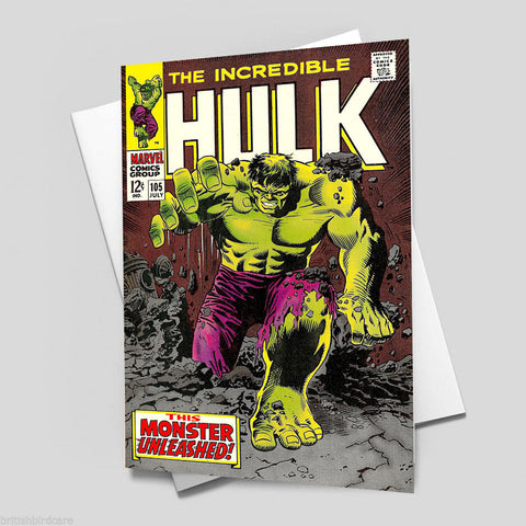 HULK Comic Cover 105th Edition Cover Reproduction Vintage Wall Art Print #6