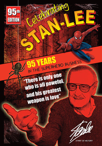 STAN LEE Memorial Limited RARE Comic Poster Original Design Quality Print 771