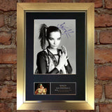 BJORK Signed Autograph Quality Mounted Photo Reproduction A4 528