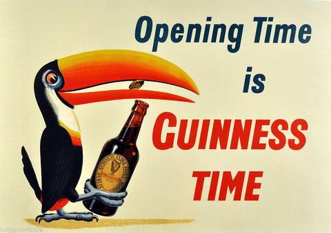 GUINNESS POSTER #1 Very Rare Quality re-Print from Original Choose your size