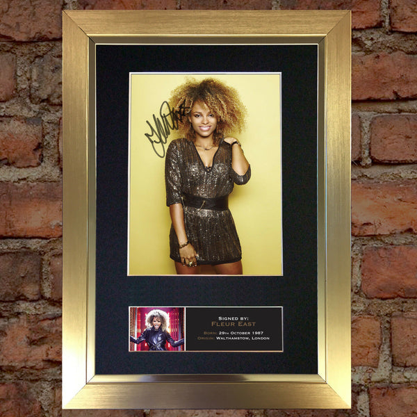 FLEUR EAST Signed Autograph Quality Mounted Photo REPRODUCTION PRINT A4 605