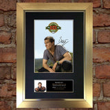 BEAR GRYLLS Mounted Signed Photo Reproduction Autograph Print A4 342