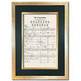 The Who My Generation Signed Music Sheet Album Autograph Print #806