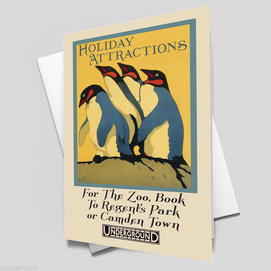 LONDON ZOO #5 VINTAGE RETRO TRAVEL Poster Nostalgic Home Print Wall Decor #52