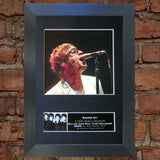 LIAM GALLAGHER Mounted Signed Photo Reproduction Autograph Print A4 74