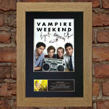 VAMPIRE WEEKEND Quality Autograph Mounted Signed Photo Reproduction PRINT A4 369