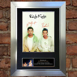RIZZLE KICKS Mounted Signed Photo Reproduction Autograph Print A4 144