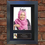 NADIYA HUSSAIN Great British Bake Off Signed Autograph Photo Mounted PRINT 595