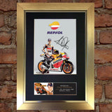 DANI PEDROSA Quality Autograph Mounted Photo Reproduction Print A4 573